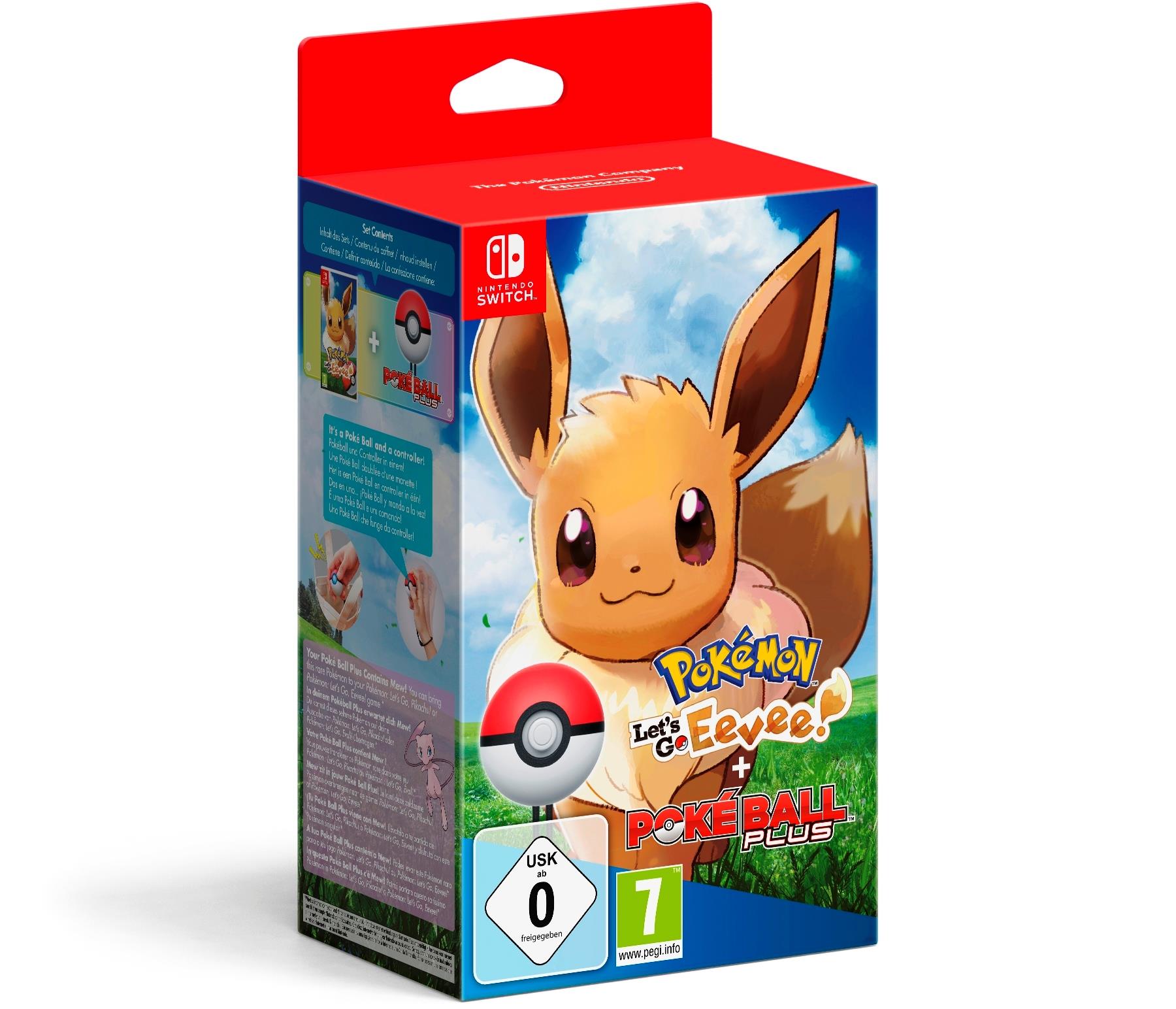 NINTENDO Pokmon Let's Go: Eevee + Pokball Plus per Nintendo Switch